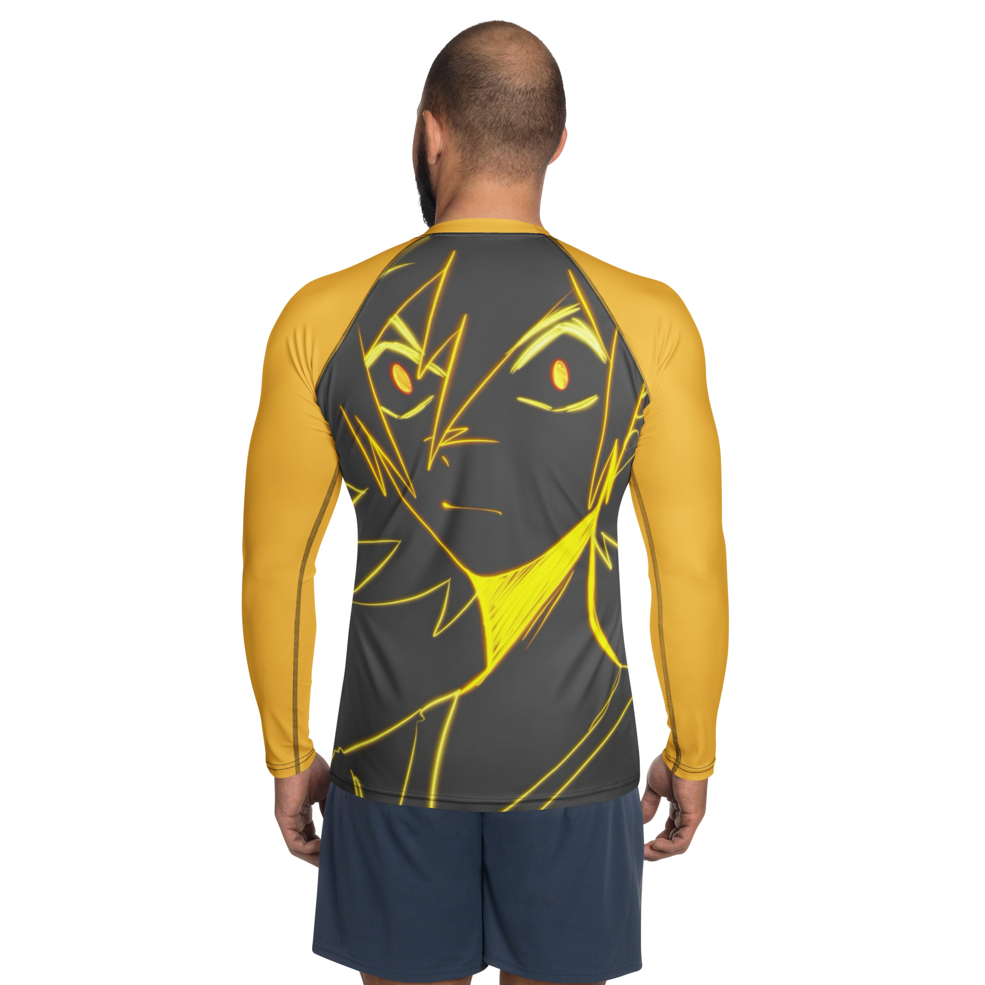 Bakugo Line Art Rash Guard (n0va4hub) - Image 2