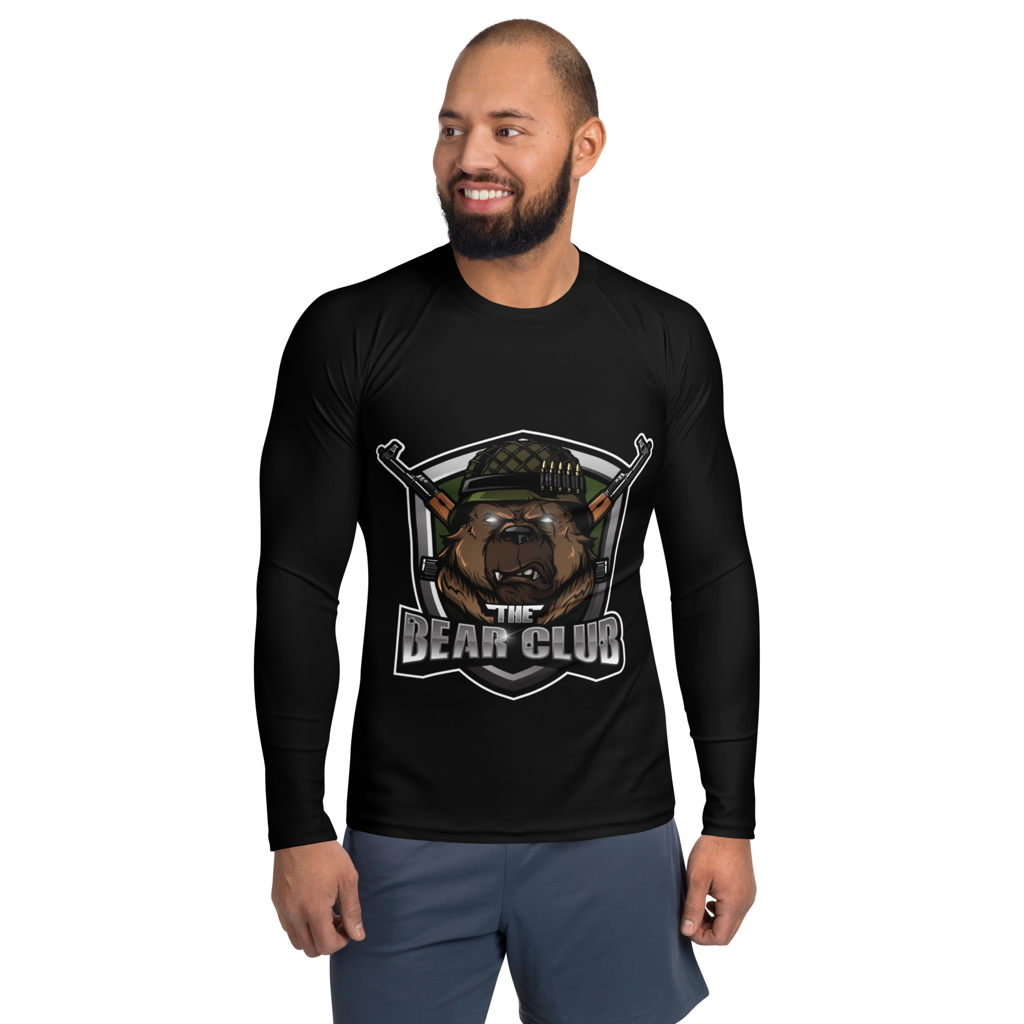 Men's Rash Guard (The Bear Club)