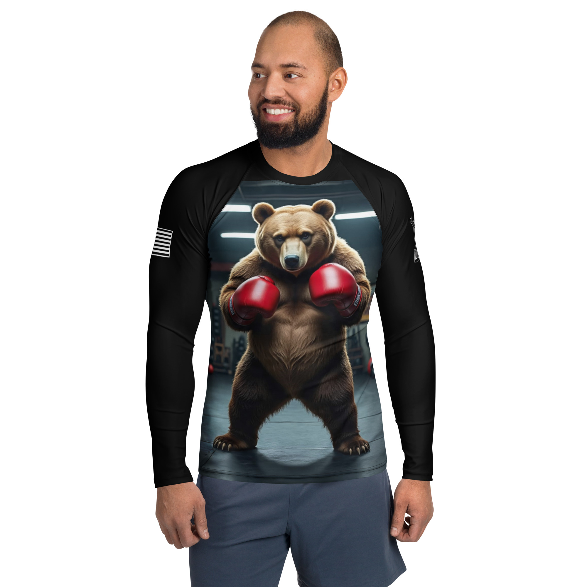 Bear Club Rash Guard (Red Gloves) - Image 3