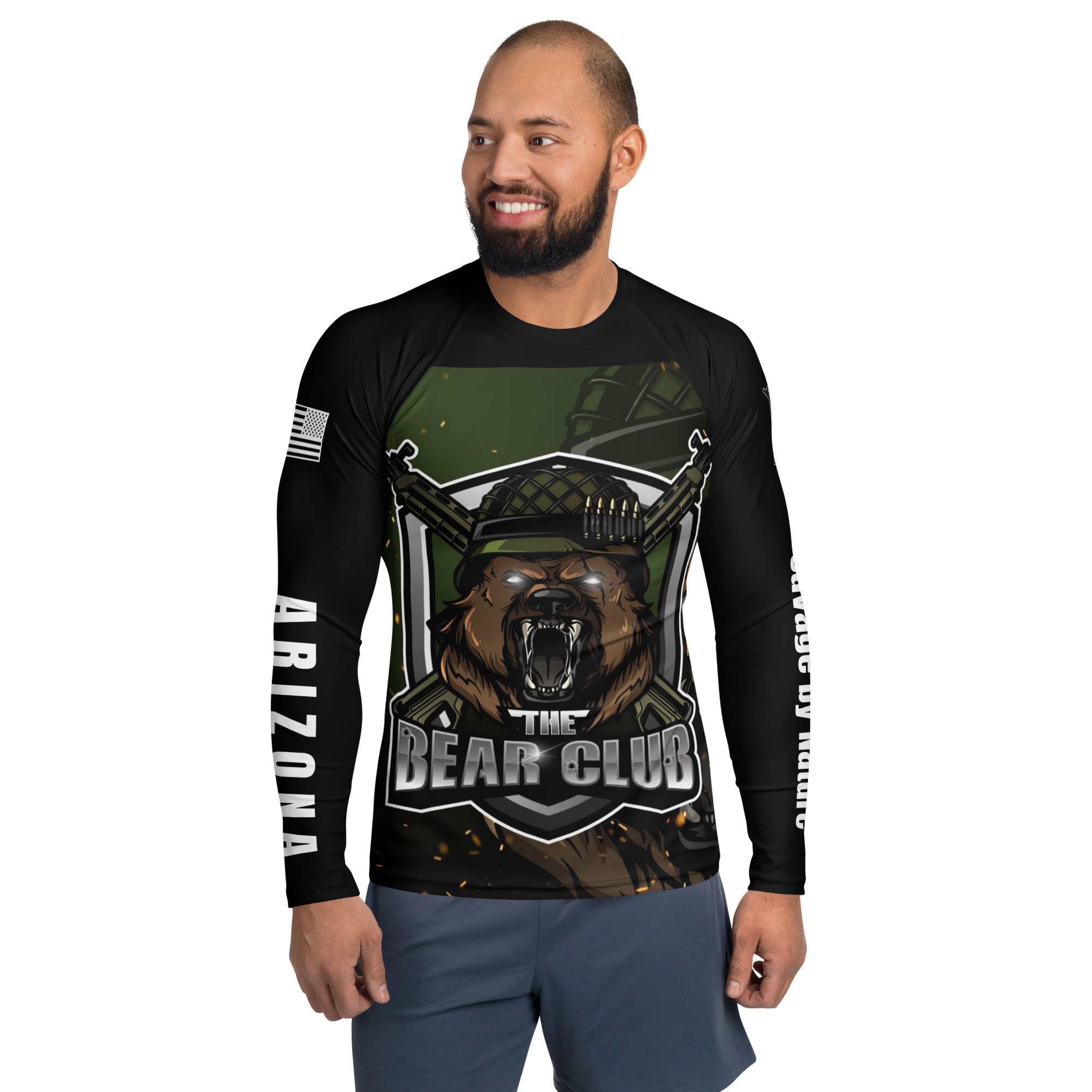 Bearclub RashGuard Limited Edition Black Sleeves - Image 2