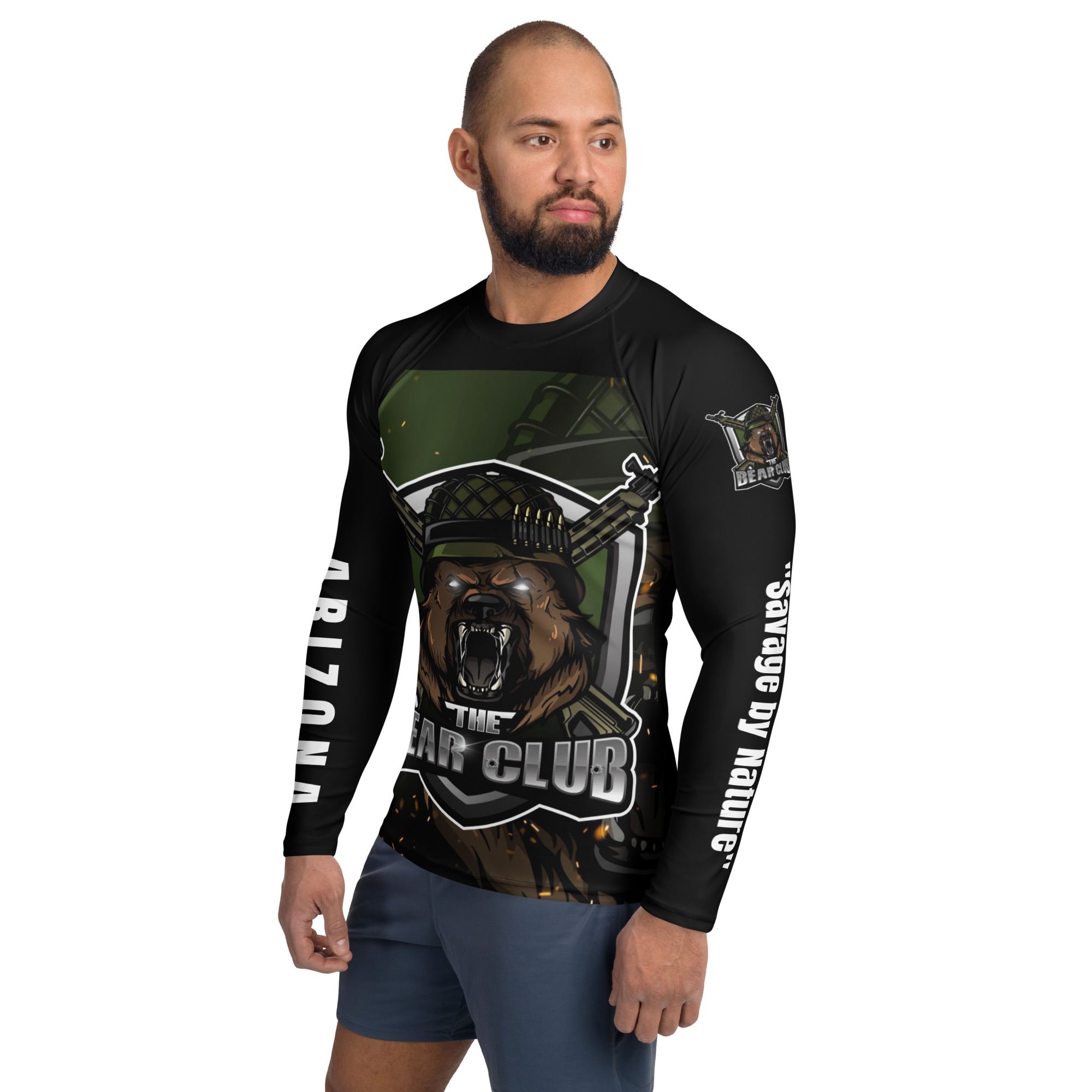 Bearclub RashGuard Limited Edition Black Sleeves