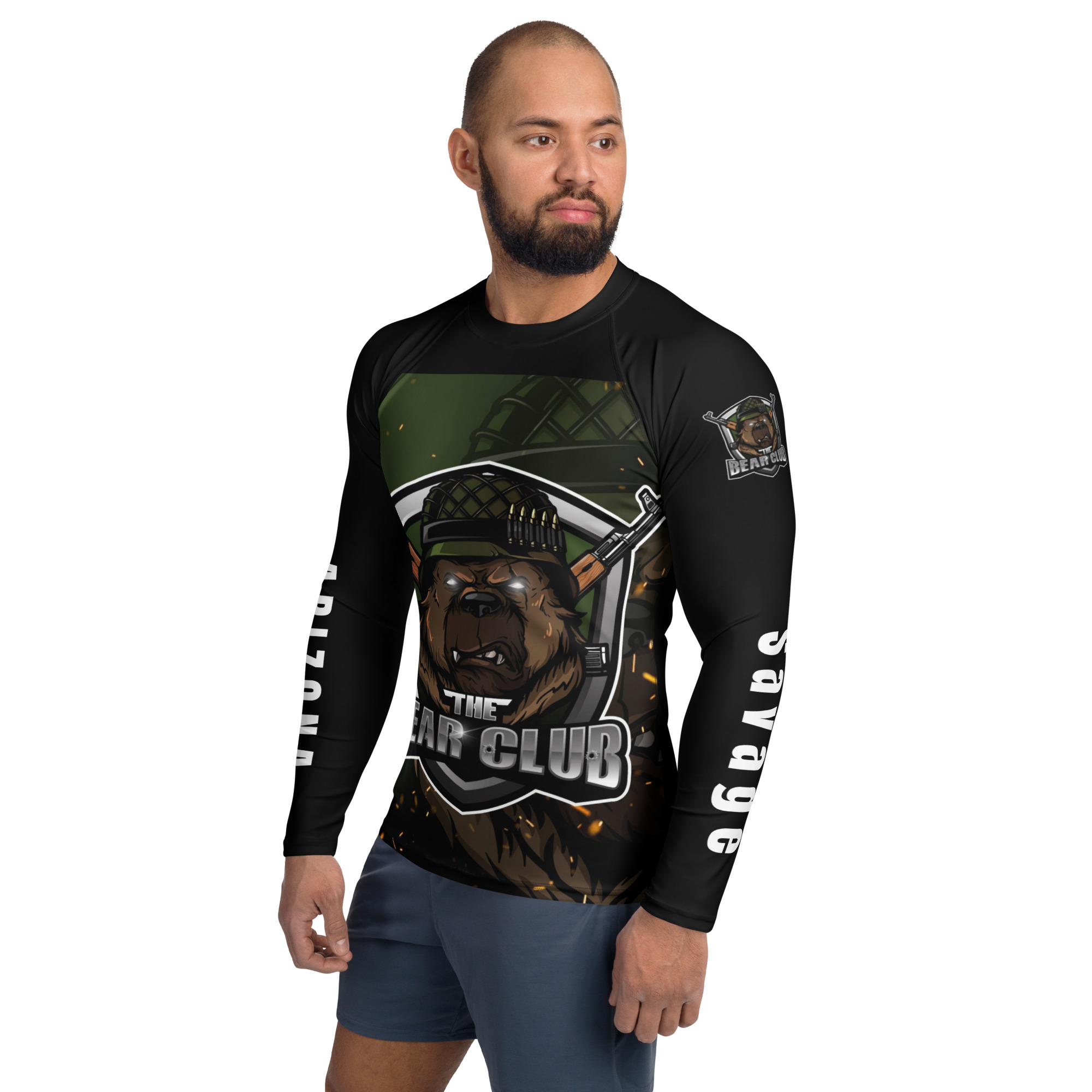 Bearclub RashGuard Savage Black - Image 3