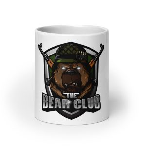 White Glossy Mug (The Bear Club)