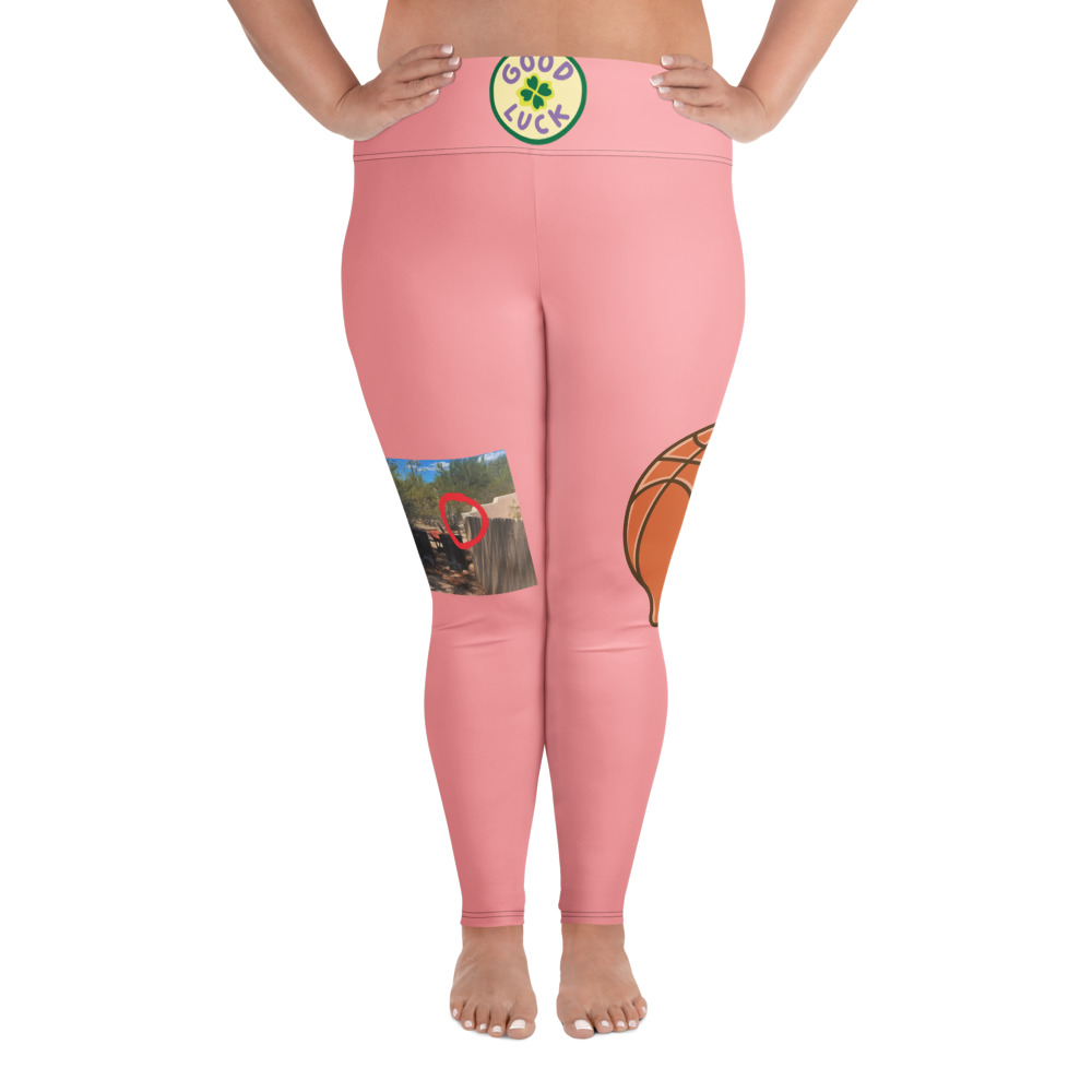 All-Over Print Plus Size Leggings - jeffykings