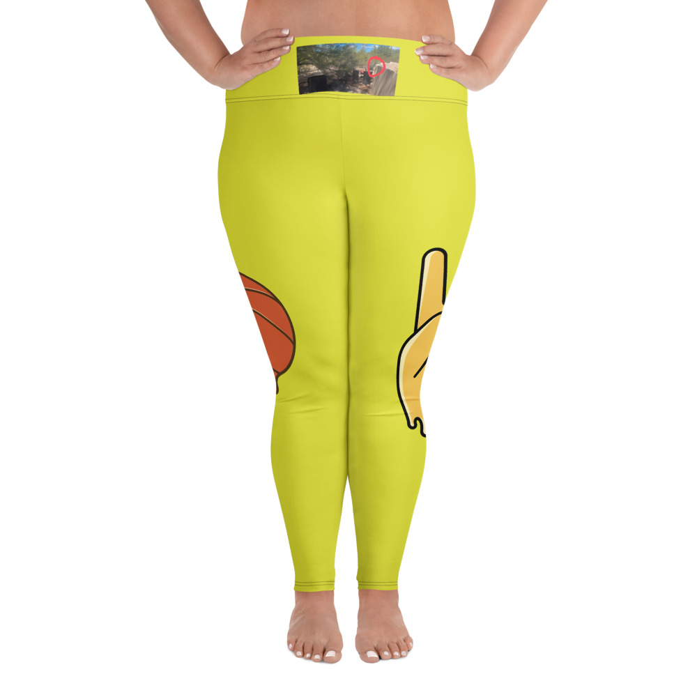 All-Over Print Plus Size Leggings - jeffykings
